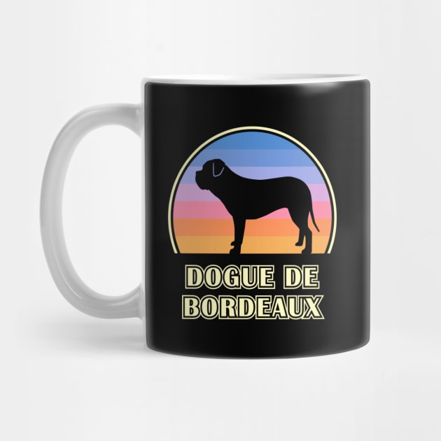 Dogue de Bordeaux Vintage Sunset Dog by millersye